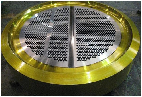 Placa tubular de cobre amarillo de la caldera del revestimiento de la hoja revestida del estruendo para el uso industrial químico