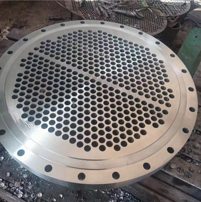 Placa de tubo de intercambiador de calor adherido por explosión Placa de tubo de níquel Hastelloy C276 SA 516