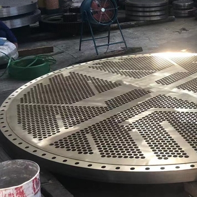 cambiador de calor de estallido revestido de cobre de las hojas de tubo de la placa ASTMB432 de 12m m
