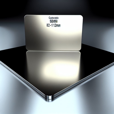 Placa revestida de titanio estándar ASME SB898 personalizable para aplicaciones de trabajo pesado y grosor de 2-12 mm