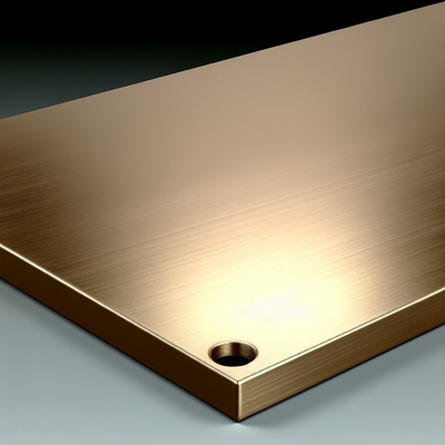 ASTM B898 Placas metálicas de bronce pulidas automáticamente para la fabricación de titanio y metales revestidos