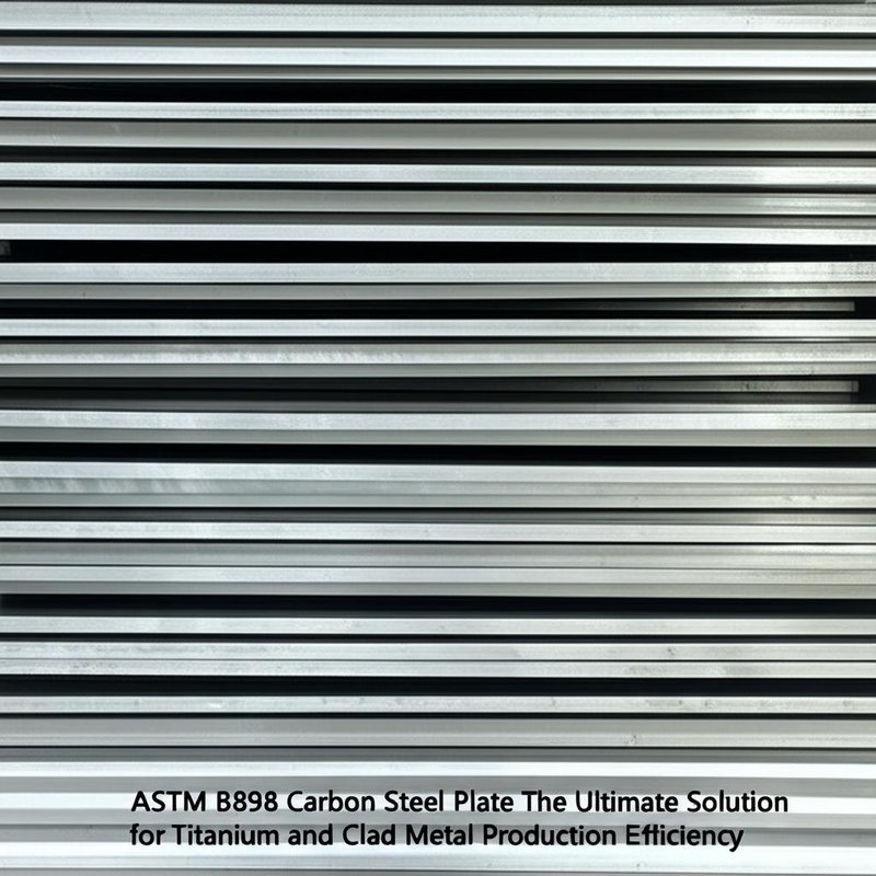 ASTM B898 Placa de acero al carbono La solución definitiva para la eficiencia de producción de titanio y metal revestido