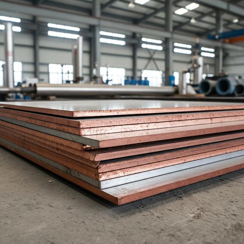 5086 Placa de acero revestida de grado de metal revestido que ofrece placas de revestimiento de espesor de 2 a 12 mm Perfecto para la industria química y marina