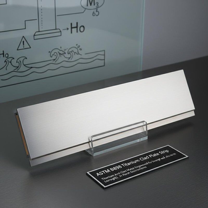 ASTM B898 Titanio revestido de placa de tira Titanio y revestido de metal diseñado para la fuerza y la longevidad en ambientes hostiles